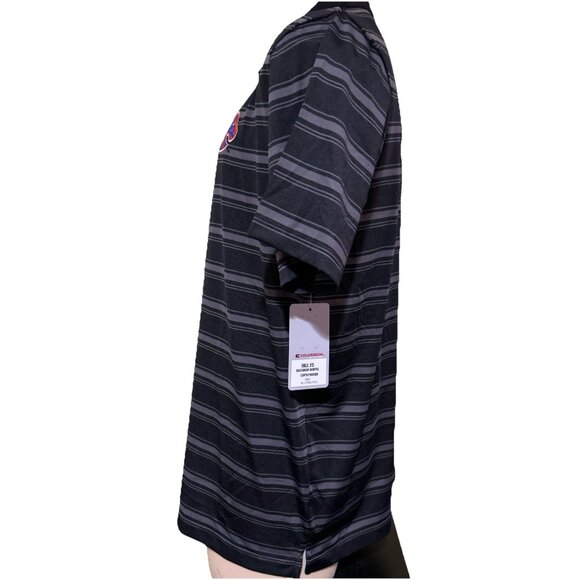 NEW Boise State BSU Broncos Colosseum Black Button Collared Polo Shirt Men's L - Picture 4 of 7